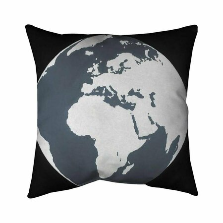 BEGIN HOME DECOR 26 x 26 in. Earth-Double Sided Print Indoor Pillow 5541-2626-TV11